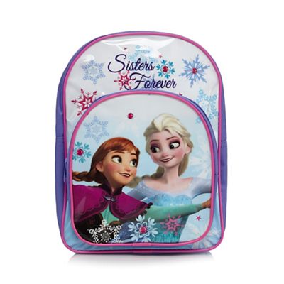 Girl's purple 'Frozen' backpack